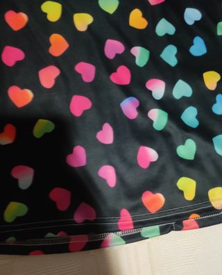 Casaca Enfermera XL Corazones Multicolor