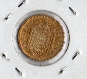 Moneda 1 Peseta 1963 Franco