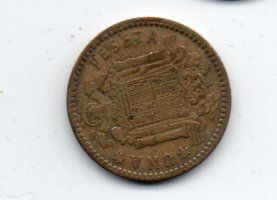 Moneda 1 Peseta 1963 Franco