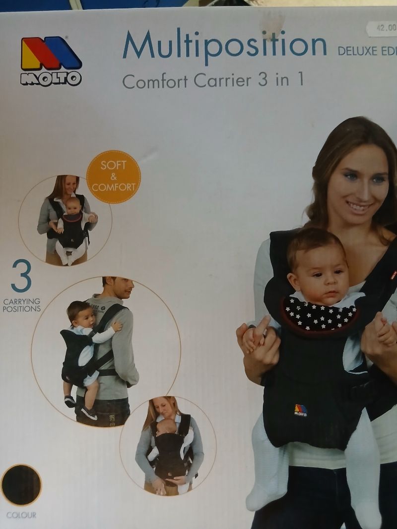 Mochila Porta Bebé Molto Multiposition Deluxe de segunda mano por