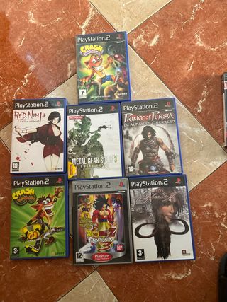 Lote 7 Juegos PlayStation 2 PS2