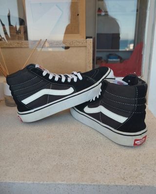 Zapatillas Vans Negras Altas