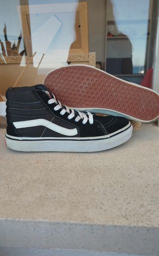 Zapatillas Vans Negras Altas