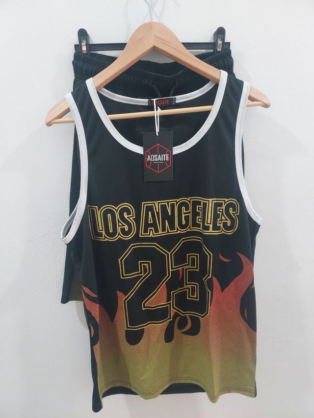 Equipación Los Angeles Talla L NUEVO