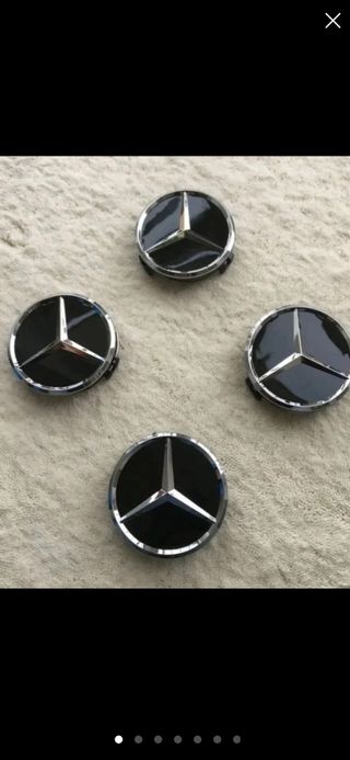 Tapacubos Mercedes Benz 75mm (4 uds)