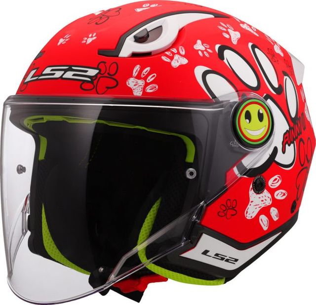 Casco Jet LS2 Rojo INFANTIL