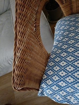 Sillón de ratán