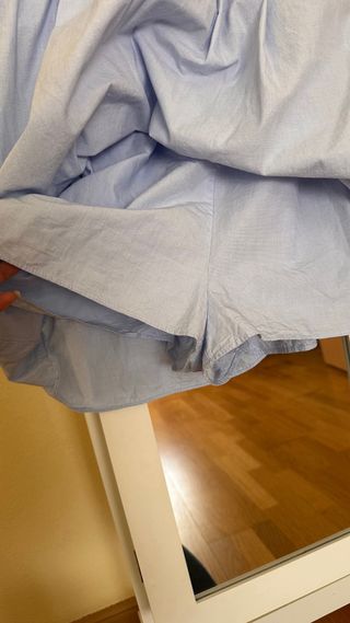 Vestido azul Zara T. XS