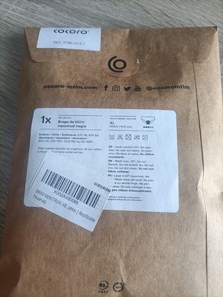 Braguita bikini Cocoro XL negra