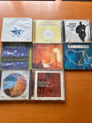 Lote CDs música instrumental y relajacion