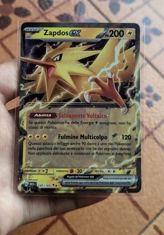 Carta Pokémon Zapdos EX 145/165
