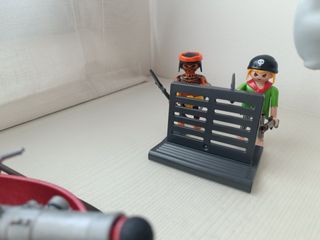 Piratas Playmobil con Barco y Tiburón