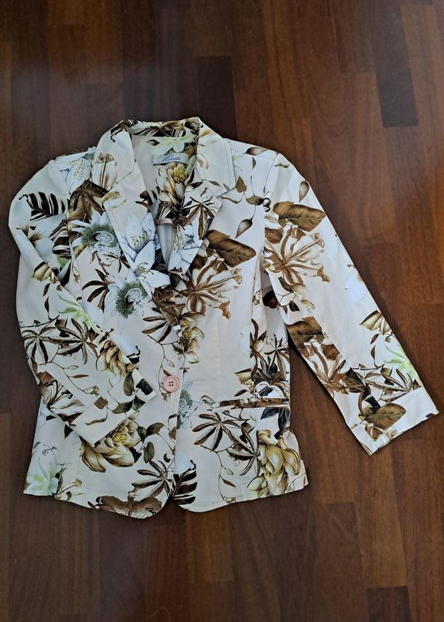 Giacca blazer Mivite floreale tg. S