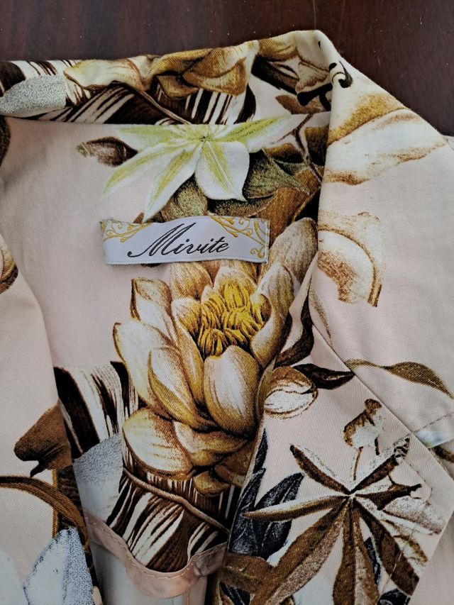 Giacca blazer Mivite floreale tg. S