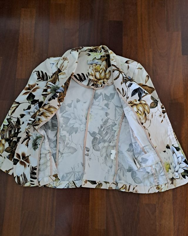 Giacca blazer Mivite floreale tg. S