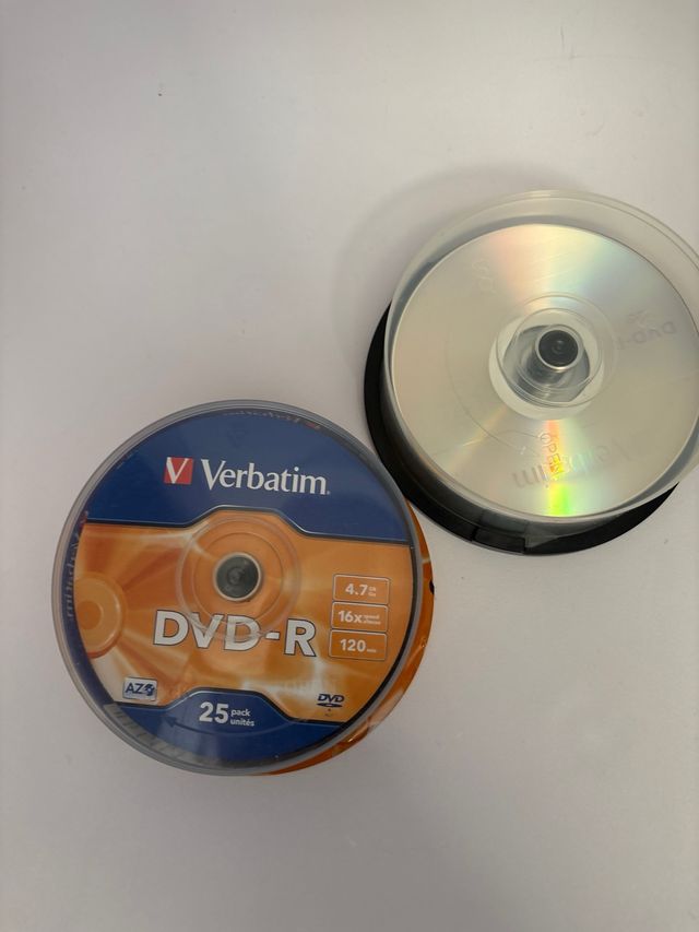 Lote 25 DVD-R Verbatim