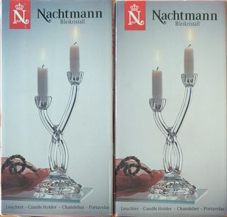 Candelabros Nachtmann Bleikristall