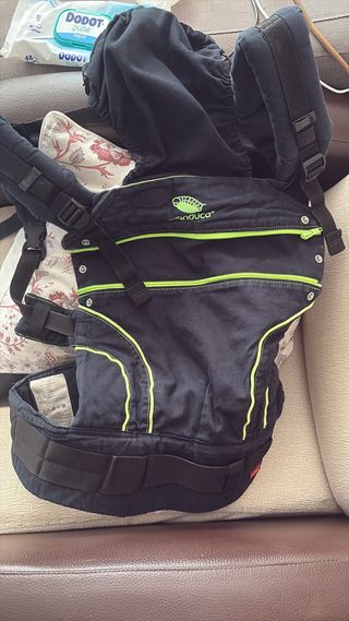 Mochila Portabebés Manduca Negra
