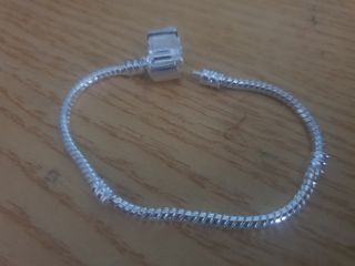 Pulsera de Acero Plateada estilo Pandora
