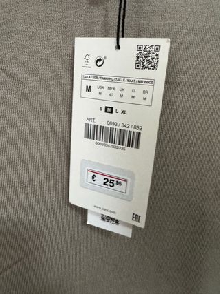 Jersey cuello vuelto gris nuevo