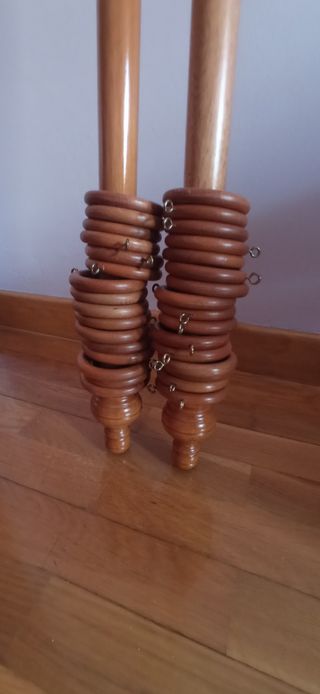 Cortinas de tela con bordado