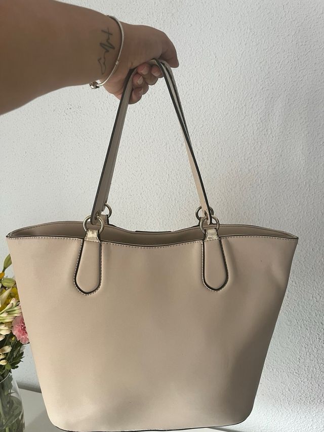 Bolso Guess Beige Original