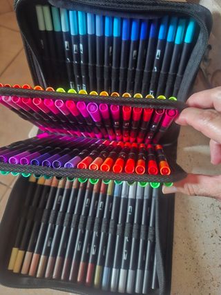 Estuche Rotuladores Doble Punta Alta Calidad,105 u