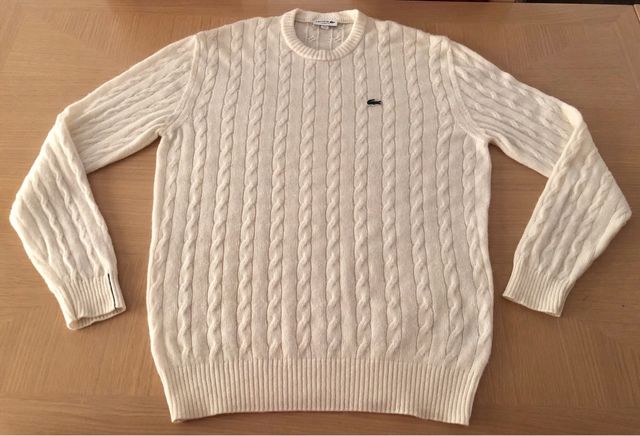 Jersey Lacoste Hombre Blanco