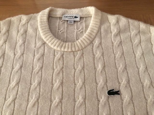 Jersey Lacoste Hombre Blanco