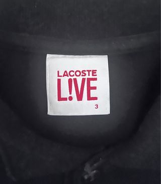 Polo Lacoste Live Negro Hombre