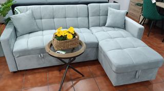 Sofá Chaise Longue Gris Cama- financia en 3 meses 