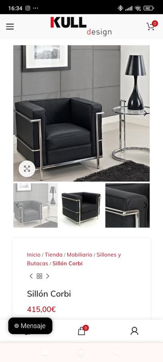 Butaca de diseño moderna