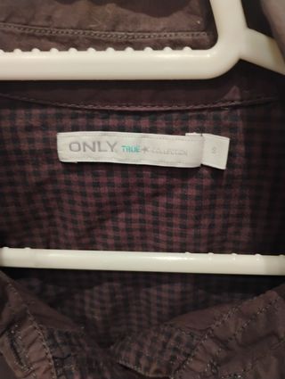 Camisa Only Marrón grisáceo 
