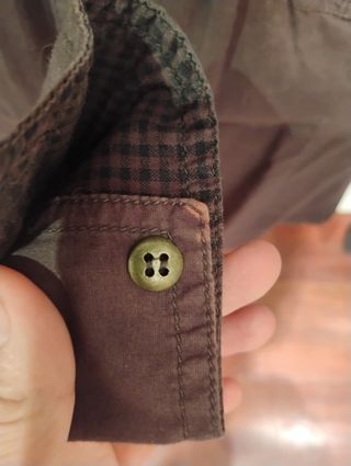 Camisa Only Marrón grisáceo 
