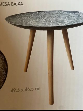 Decoración. Mesa auxiliar de té