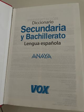 Diccionario de Secundaria y Bachillerato (Spani...