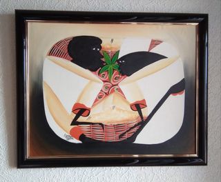 Cuadro ÓLEO decoración adornos cuadros figuras
