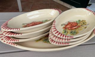 Set antipasti mare in ceramica