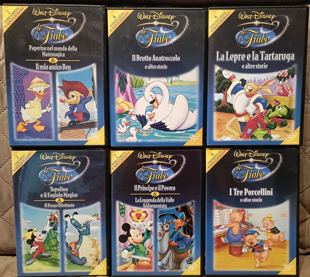 Le Fiabe Disney - 6 DVD