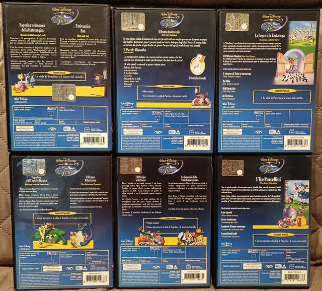 Le Fiabe Disney - 6 DVD