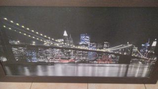 Cuadro de Nueva York con Marco de Madera