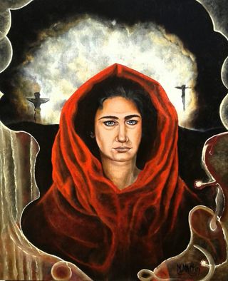 Pintura al óleo María Magdalena 55x46