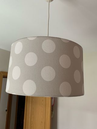 Set lámpara de techo y mesita de noche