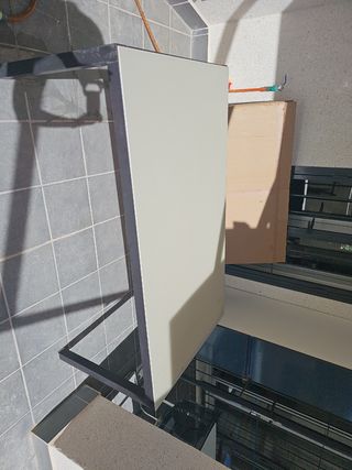 Mesa Terraza Cristal y Metal