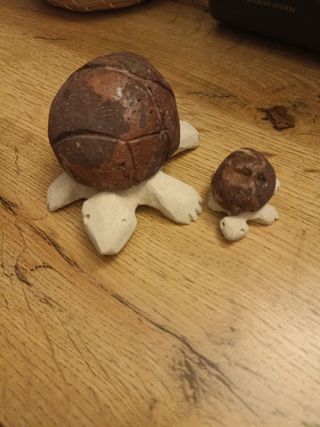 Tortugas de piedra decorativa. Atrae longevidad
