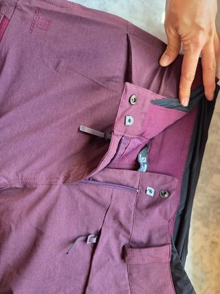 Pantalón esquí mujer Salomon morado Talla S