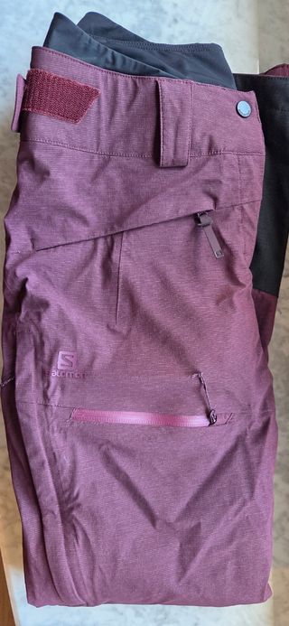 Pantalón esquí mujer Salomon morado Talla S