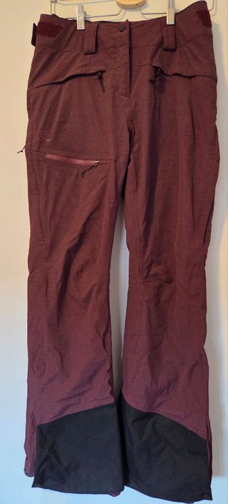 Pantalón esquí mujer Salomon morado Talla S