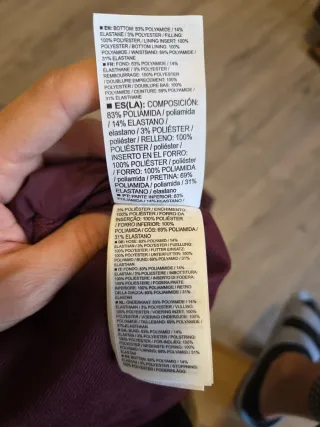 Pantalón esquí mujer Salomon morado Talla S