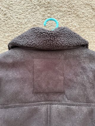 Chaqueta aviador con cuello de borrego